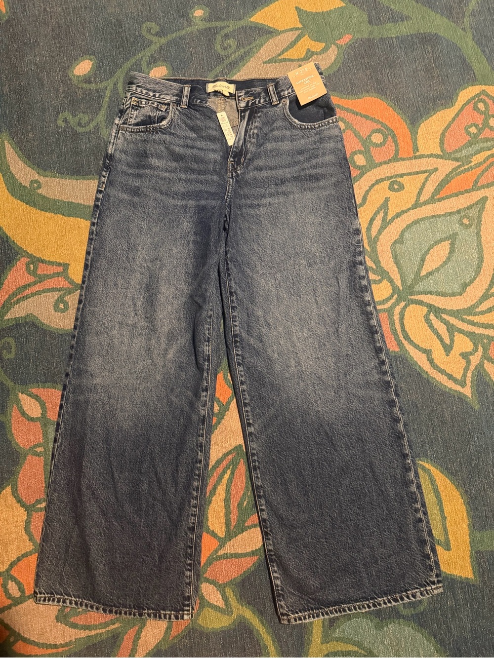 NWT Madewell superwide leg jeans